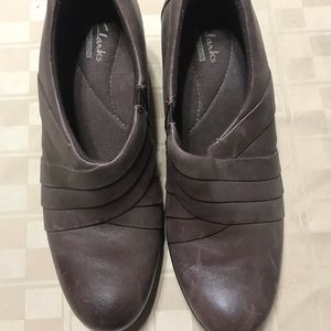 15260 Dark Brown Leather‎ Slip On 2” heel
